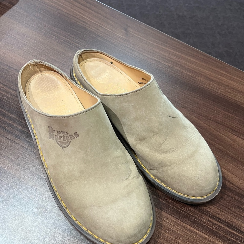 Dr. Martens Tan Slip-On Loafers Classic Style